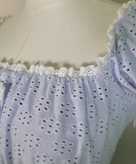 Baby doll floral lace swimsuit set