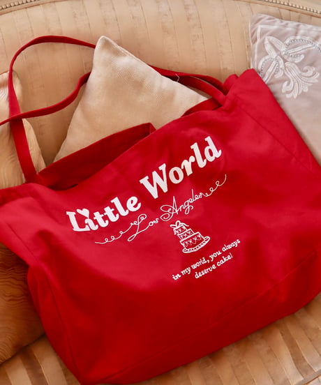 【Project LW】Big logo red tote