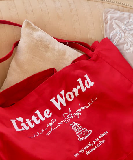 【Project LW】Big logo red tote