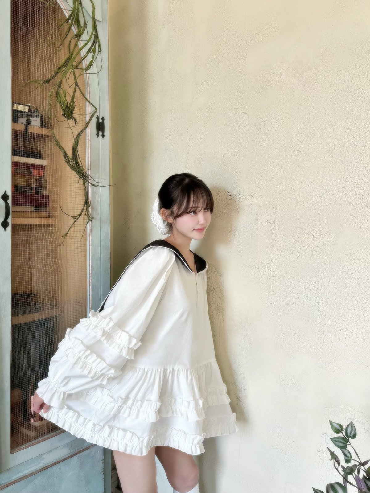 LW sailor collar frill blouse | Little World