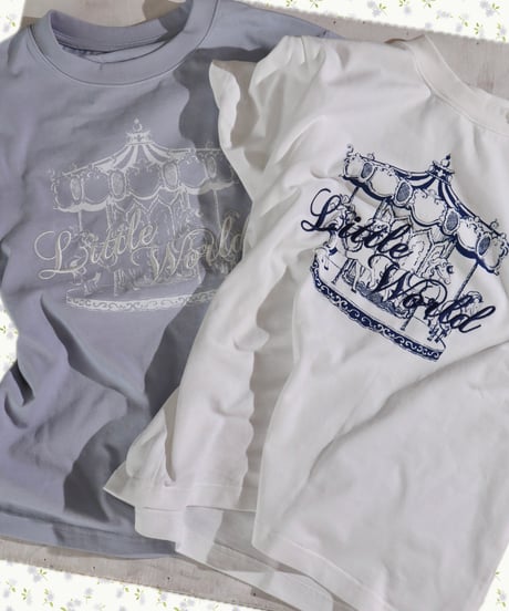 【Project LW】Merry-go-round T-shirt (white)