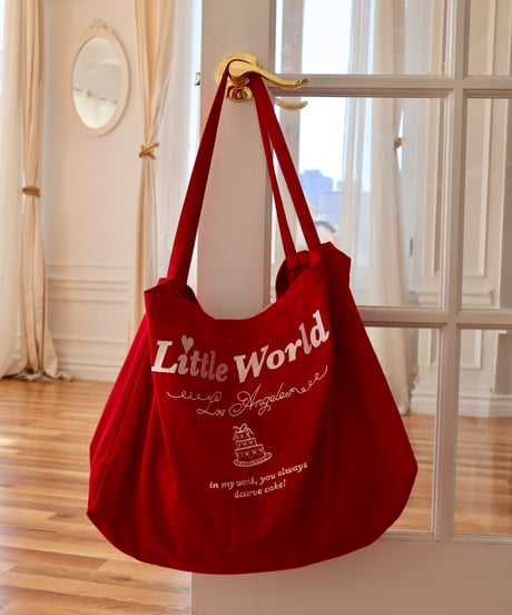 【Project LW】Big logo red tote