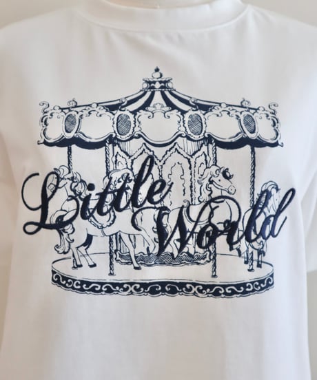 【Project LW】Merry-go-round T-shirt (white)