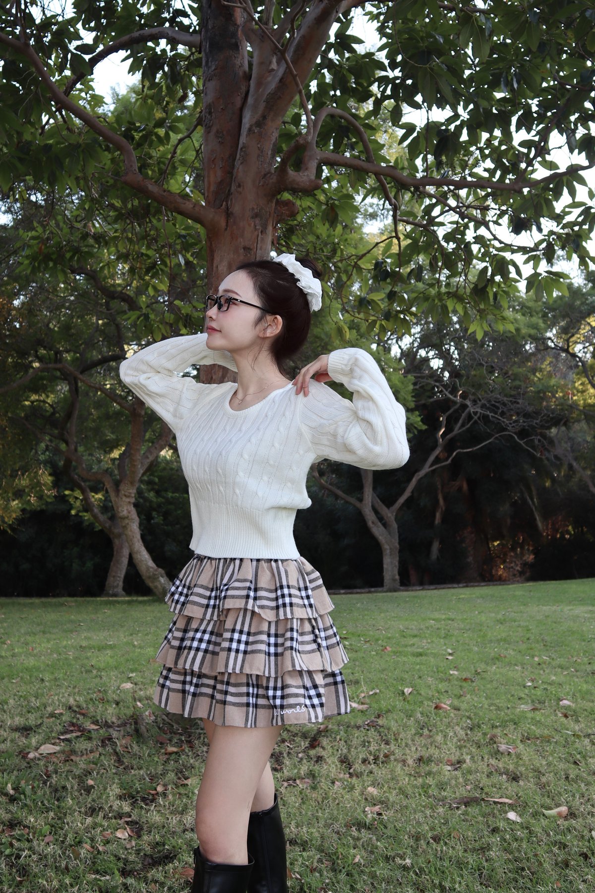 Vintage frill skirt pants | Little World
