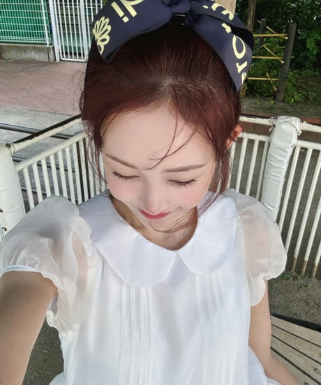 Round collar fairy organza dress