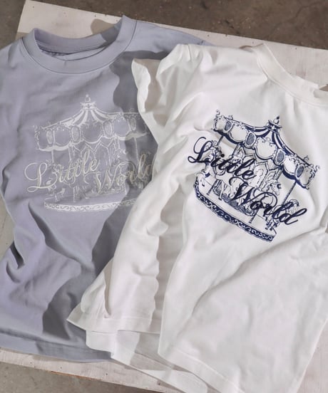【Project LW】Merry-go-round T-shirt (blue)