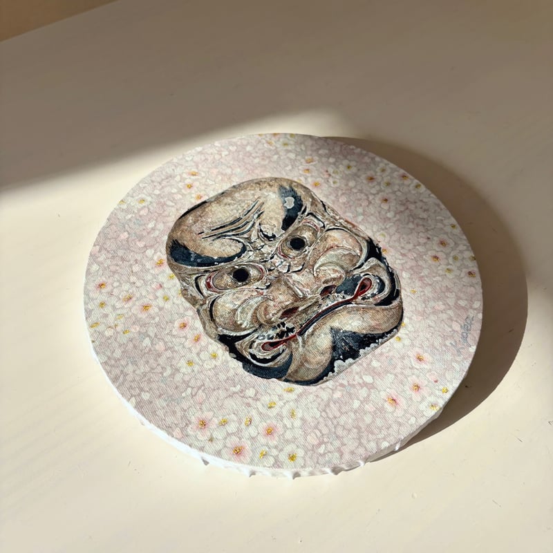 原画】谷地鬼剣舞初代白面 | Kyokaｰart gallery