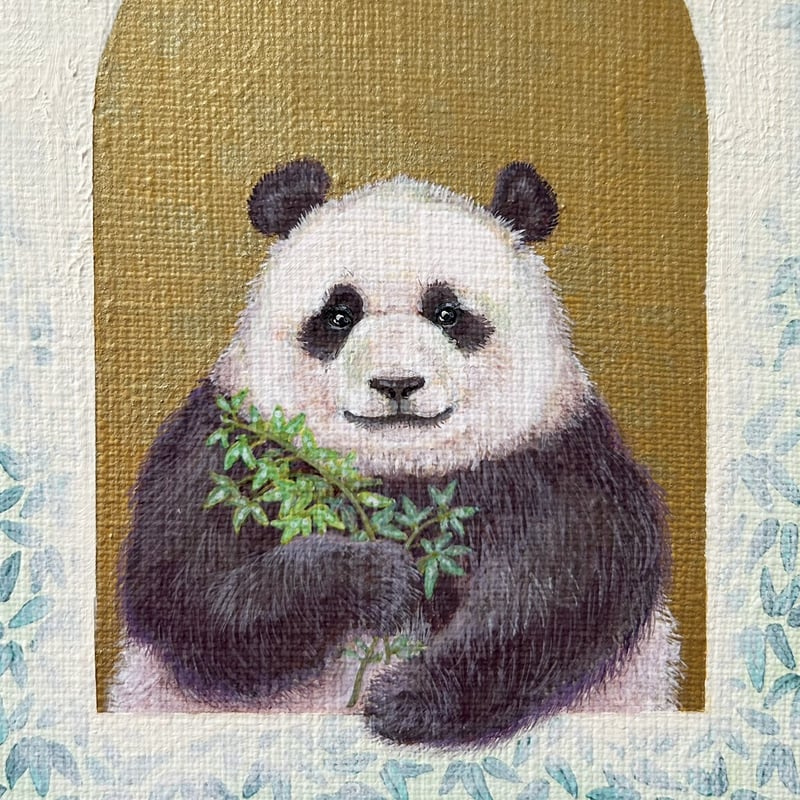 「予感」｜絵画 原画 抽象画 動物画 パンダの絵 イラスト アート 予感」｜絵画 原画 抽象画 動物画 パンダの絵 イラスト アート