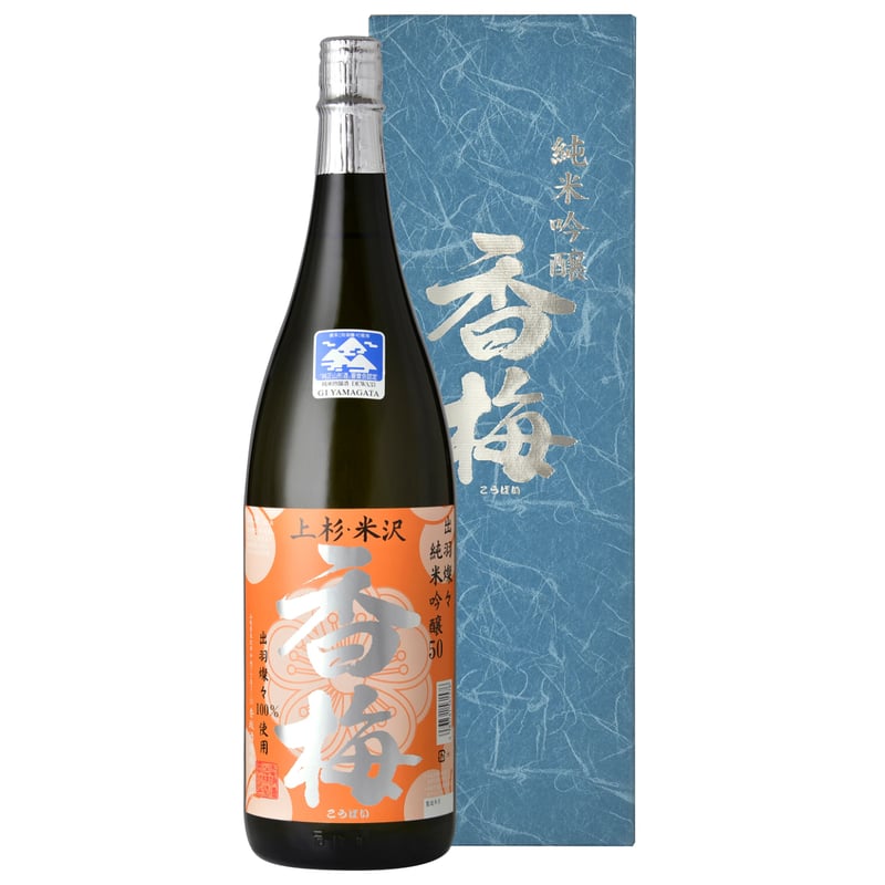 純米吟醸香梅 1800ml(1800ml/箱選択可) | 香坂酒造オンラインショップ