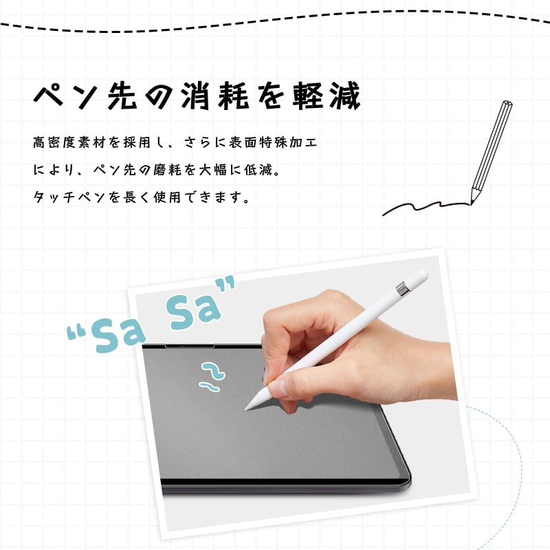 ペーパーライクフィルム iPad/Air/mini/Pro 7.9インチから13インチまで
