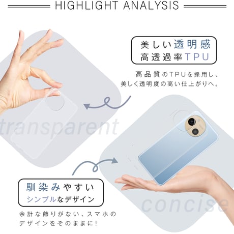 AQUOS sense9/10 スマホケース TPU製 衝撃吸収 透明 高透過率 黄変防止 指紋防止 スクラッチ防止 脱着簡単 ストラップホール付き カメラ保護 摩擦防止 落下から守る 1786