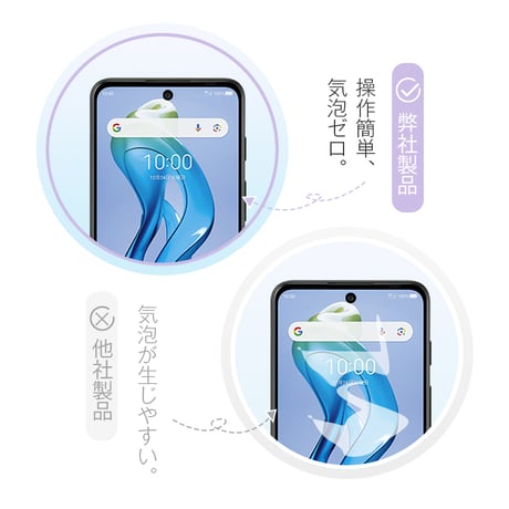 【2枚セット】ZTE nubia S 5G 強化ガラスフィルム 3D全面保護 フルカバー クリア仕様 高透過率 ラウンドエッジ加工 薄型 10H硬度 耐衝撃 指紋軽減 簡単貼り付け 気泡ゼロ 1851