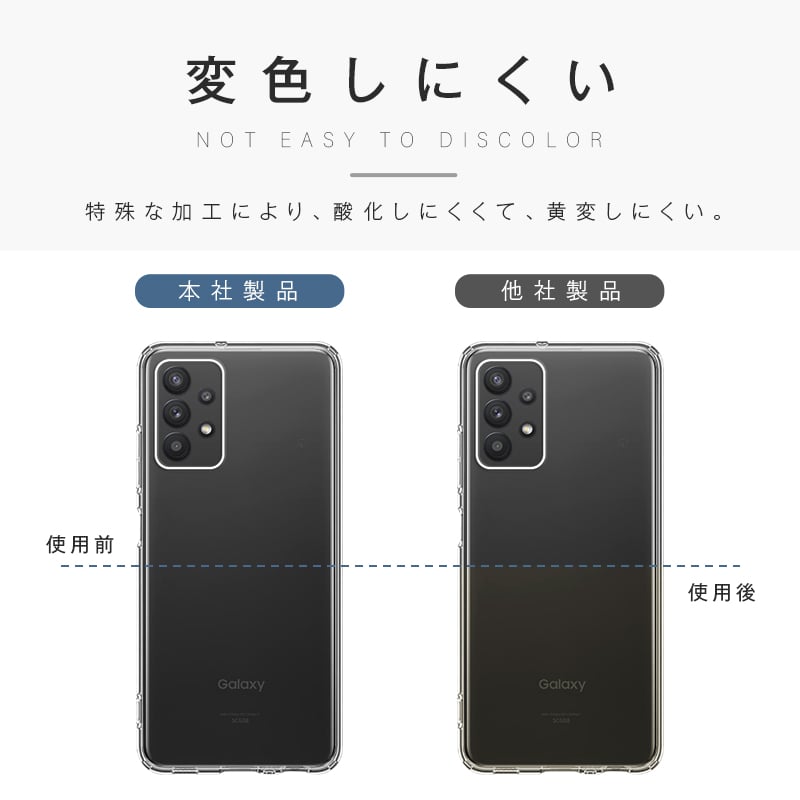 Galaxy A32 (5G) SCG08 スマホケース TPU スマホカバー 携帯電話