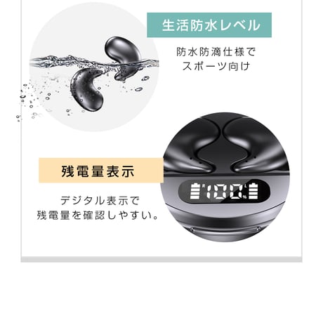 【昼夜兼用イヤホン】 寝ホン 睡眠用 イヤホン 寝返り痛くない ワイヤレス Bluetooth5.3 寝ながらイヤホン ミニサイズ 軽量 超小型 左右分離型 片耳/両耳 就寝用イヤホン 1528