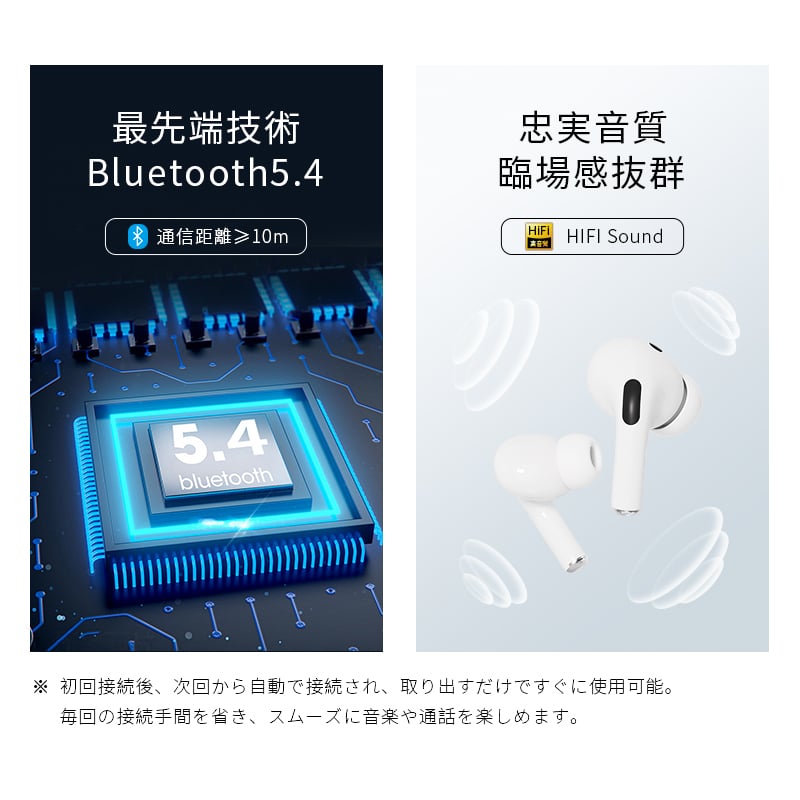 2025最新モデル／ 液晶付きイヤホン ワイヤレスイヤホン 大画面搭載