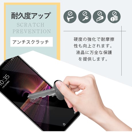【2枚セット】Xperia 1 III A101SO / SOG03 / SO-51B 強化ガラスフィルム Xperia PRO-I 液晶保護シール 3D ソフトフレーム 薄型 耐衝撃 1086