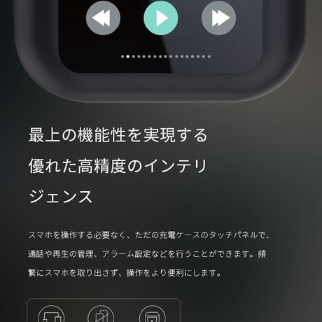 完全ワイヤレスイヤホン Bluetooth5.4 液晶搭載ケース カナル型 左右分離型 TWS 片耳/両耳 ENC ノイズリダクション ANC 外音取り込み機能 マイク内蔵 ハンズフリー 1641