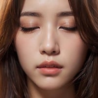 キス顔をするAI美女　AI beauty making a kissing face
