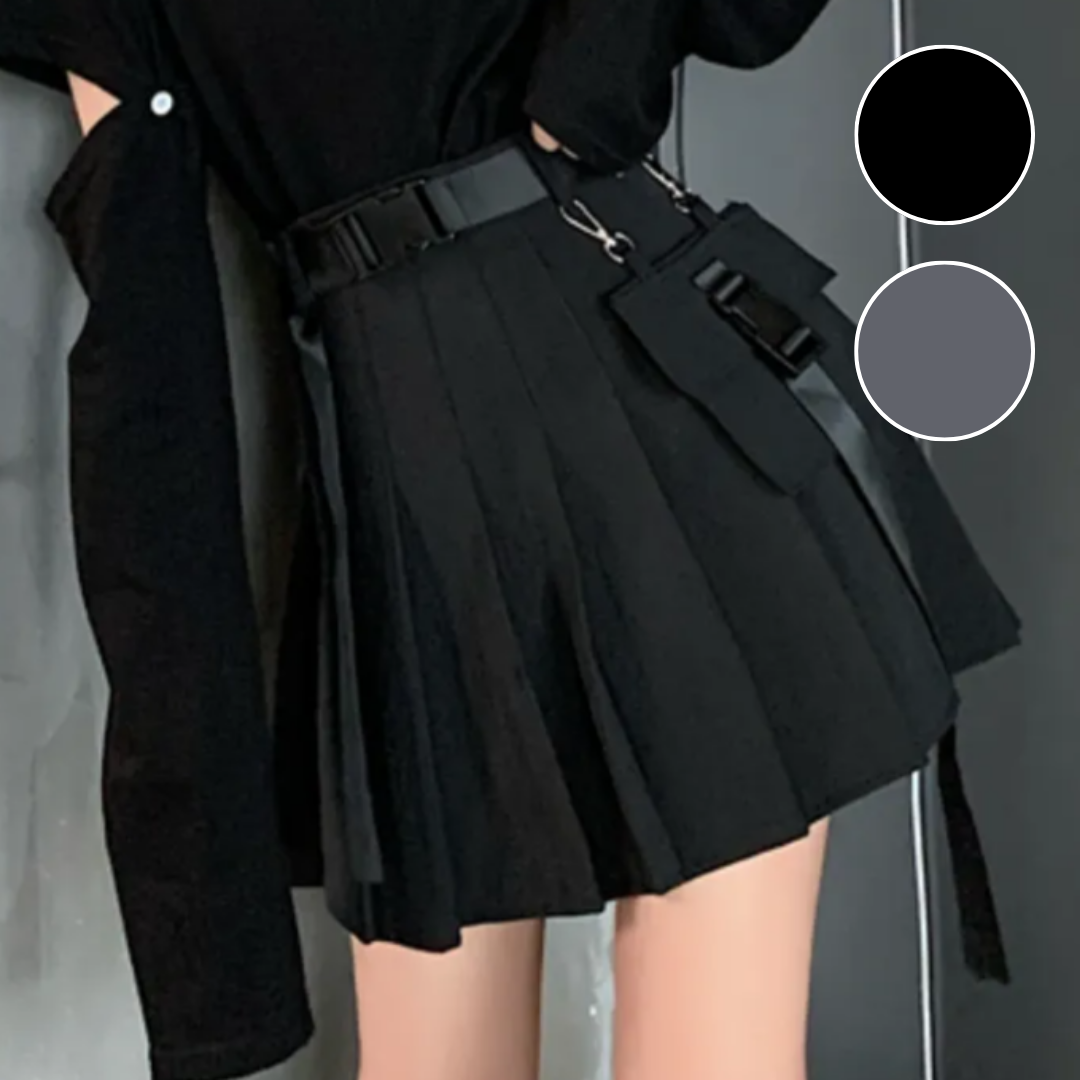 【高級・未使用品】エンフォルド ミニスカートパンツ ブラック 36 ゴムベルト 1496294_21500864_k3.jpg