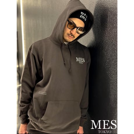 MES Statement Hoodie ink black