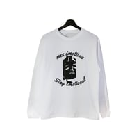 emotional girl tee white
