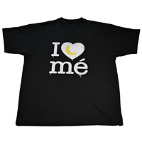 I love mé Tee Black