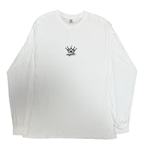 King Moon Logo L/S tee White
