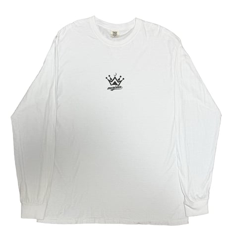King Moon Logo L/S tee White