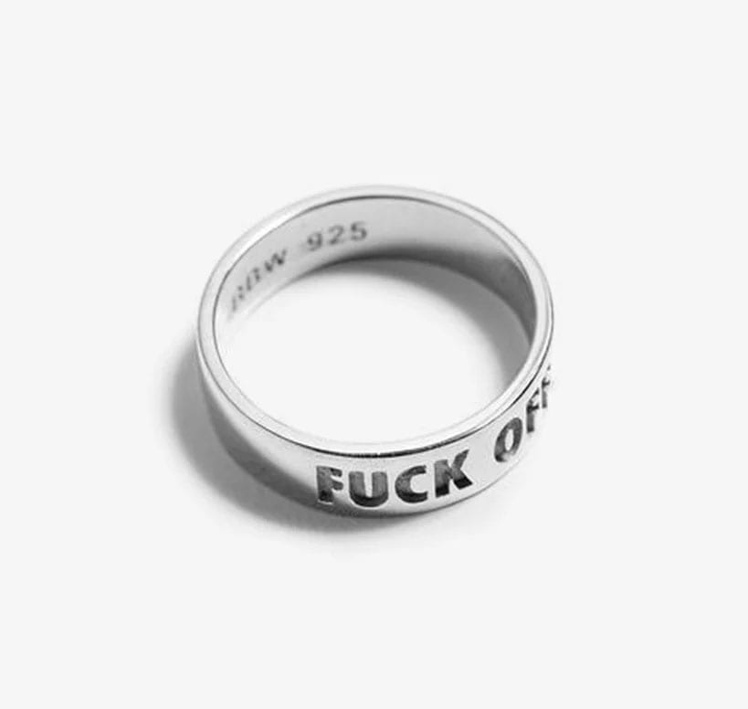 A＆G スペーサーリング FUCK OFF RAISED BY WOLVES/レイズドバイウルブス】FUCK OFF RING リング