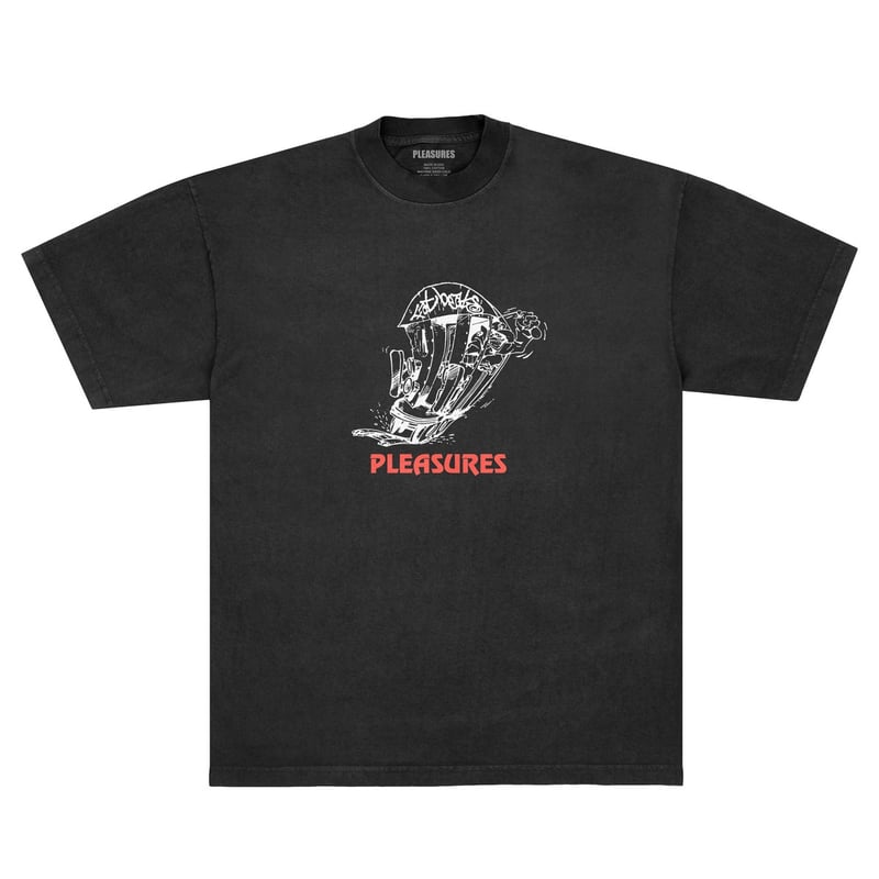 PLEASURES/プレジャーズ×FAT BEATS】9TH STREET T-SHIRT
