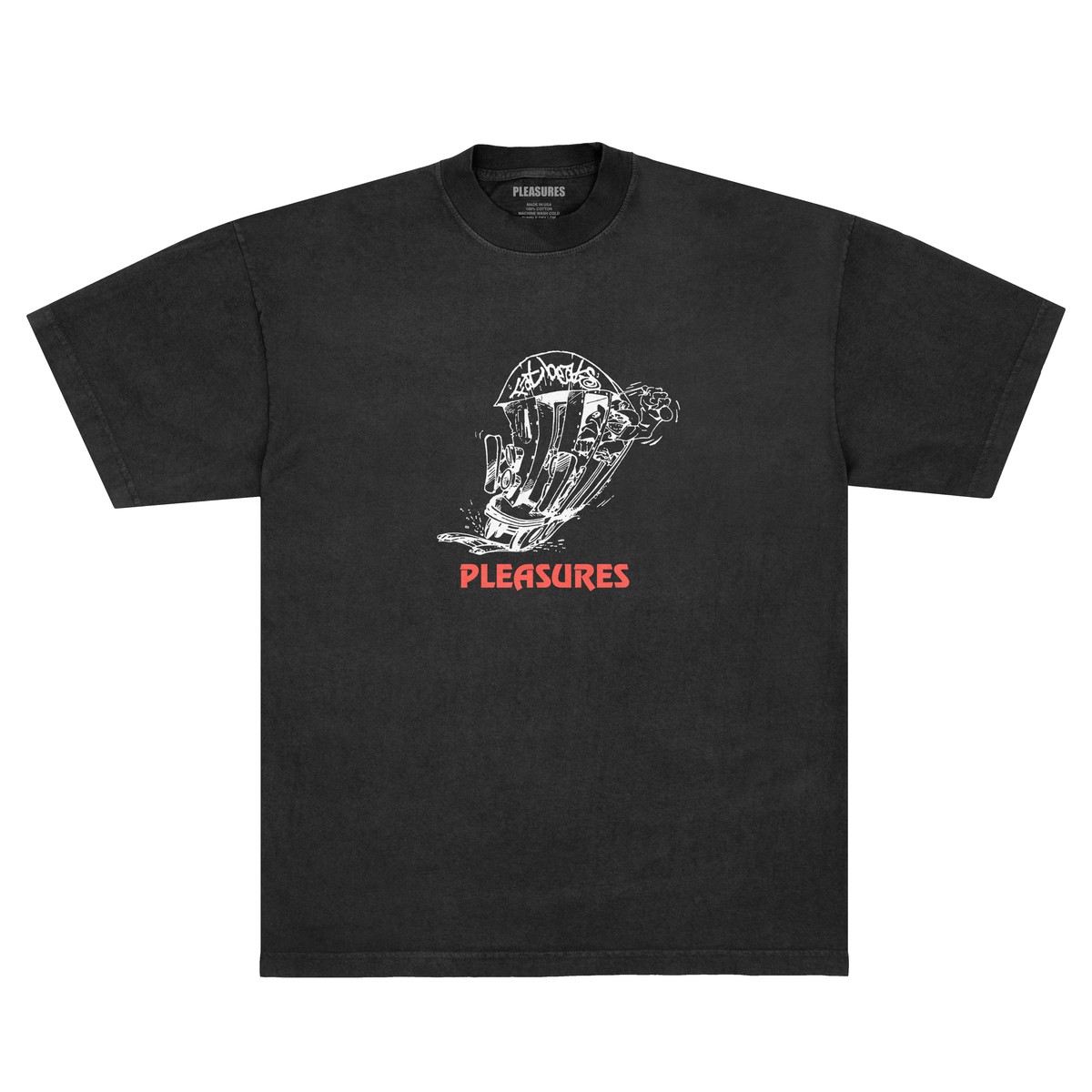 PLEASURES/プレジャーズ×FAT BEATS】9TH STREET T-SHIRT