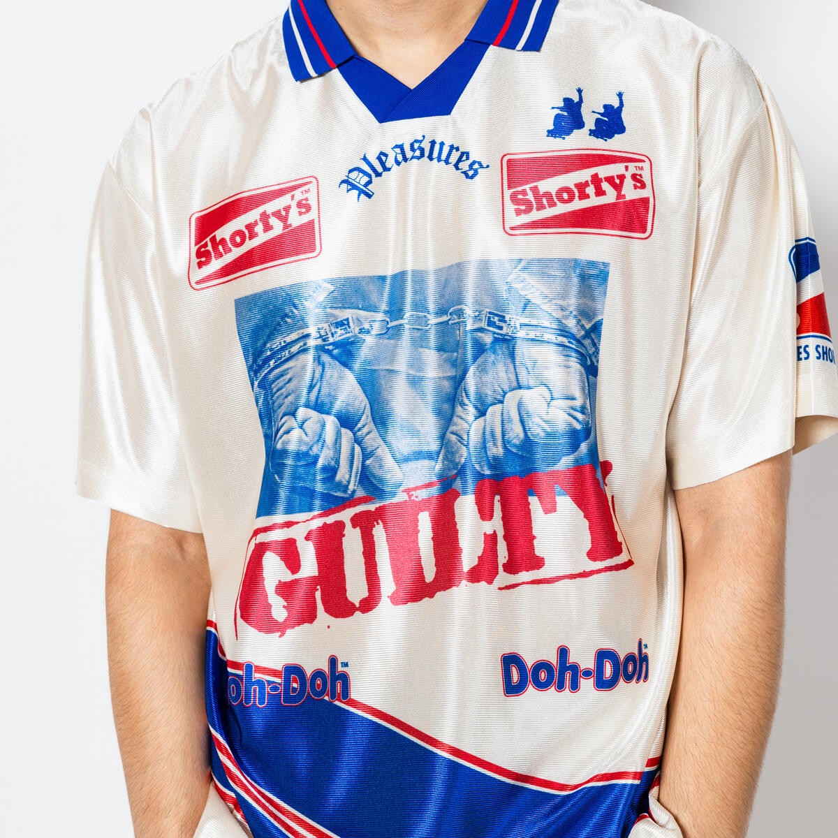 SHORTY'S PLEASURES サッカージャージ PLEASURES/プレジャーズ×SHORTY'S】GUILTY SOCCER JERSEY