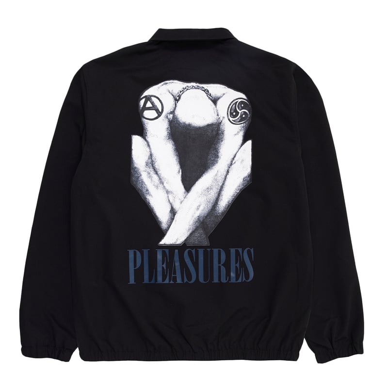PLEASURES/プレジャーズ】BENDED COACH JACKET コーチジャケット 