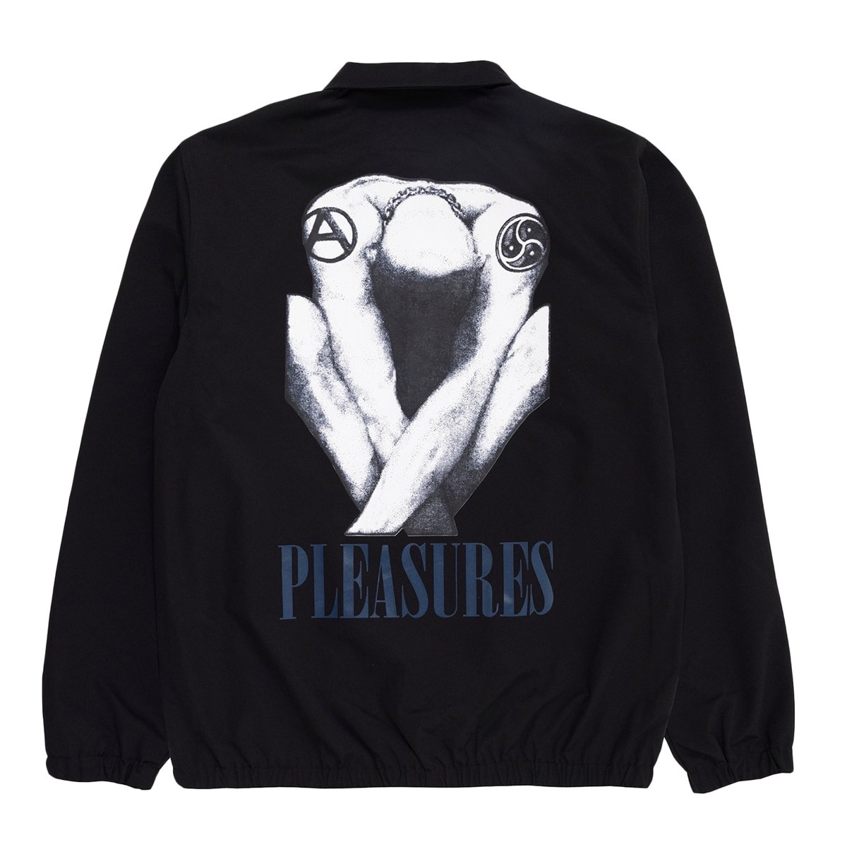 PLEASURES/プレジャーズ】BENDED COACH JACKET コーチジャケット 