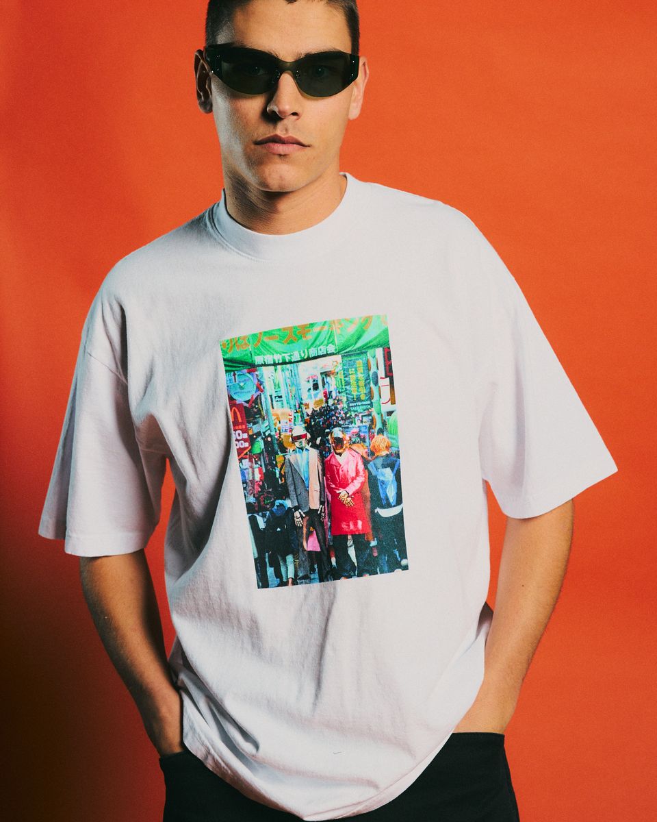 PLEASURES/プレジャーズ×DAFT PUNK/ダフト・パンク】HARAJUKU T-