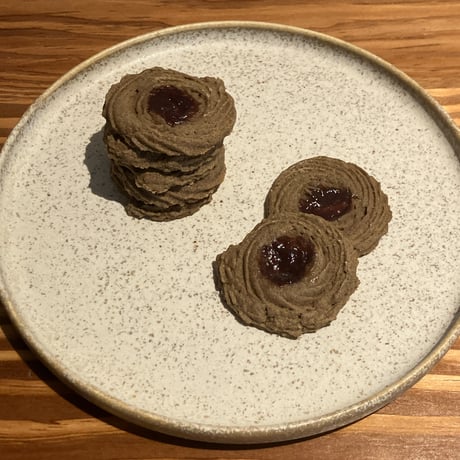 いちごジャムクッキー【ほうじ茶】