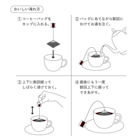 【送料無料】【ディップスタイルコーヒー】１２個入り～９０個入り　ブラジル　フロラータNO.2　デカフェ ノンカフェイン