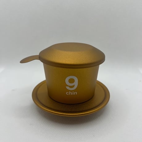 【ベトナムの伝統的ドリッパー】カフェ・フィン NO.9 と Future Coffee Fram トイさんのロブスタ　 チャムニム区画　pure natural　お試し３０ｇ付き！（中深煎り）