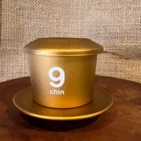【ベトナムの伝統的ドリッパー】カフェ・フィン NO.9 と Future Coffee Fram トイさんのロブスタ　 チャムニム区画　pure natural　お試し３０ｇ付き！（中深煎り）
