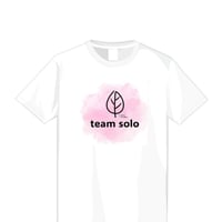 2025年ver　teamsolo　オリジナルTシャツ【ピンク】