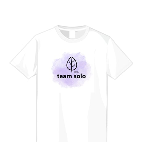 2025ver　teamsolo　オリジナルTシャツ【パープル】