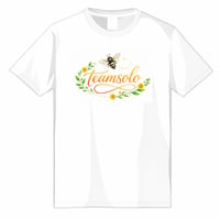 2026年 team soloオリジナルＴシャツ　白✕イエロー🐝