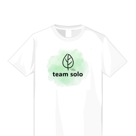 2025年ver　teamsolo　オリジナルTシャツ【グリーン】