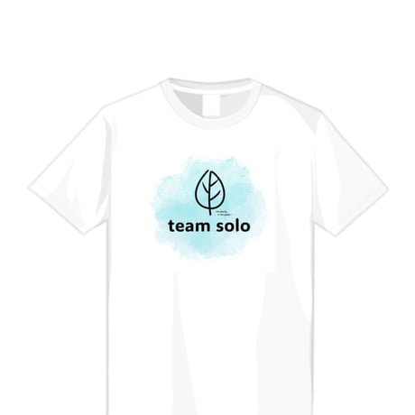 2025年ver　teamsolo　オリジナルTシャツ【スカイブルー】