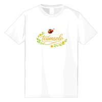 2026年team soloオリジナルＴシャツ　白✕イエロー🐞