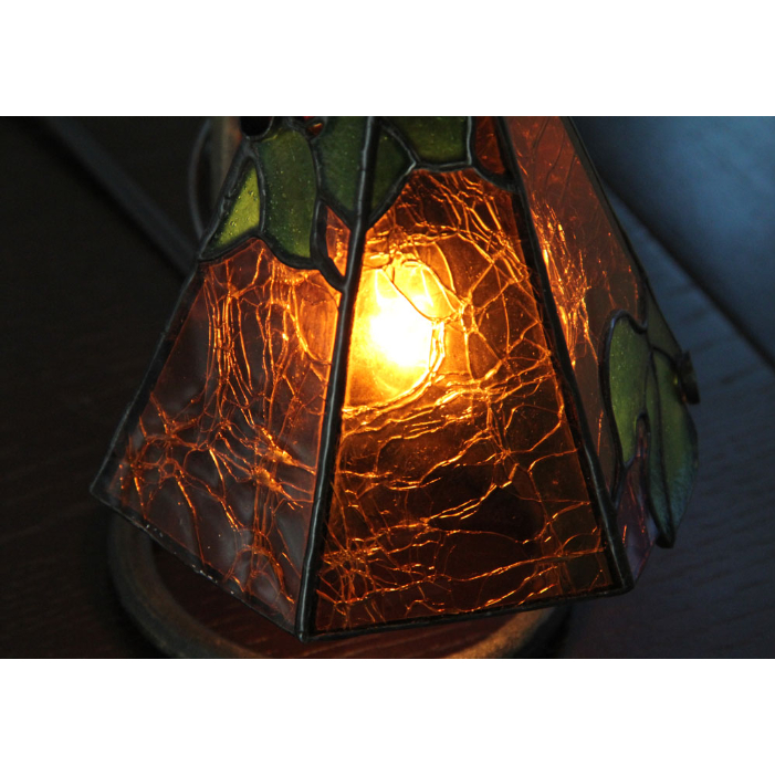 オリジナルステンドグラス『葡萄ランプ・ミニ』b | shop煌LaLa