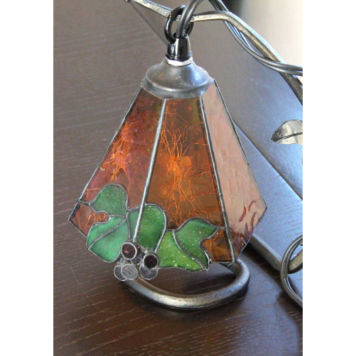 葡萄ブラストランプ オリジナルステンドグラス『葡萄ランプ・ミニ』b | shop煌LaLa