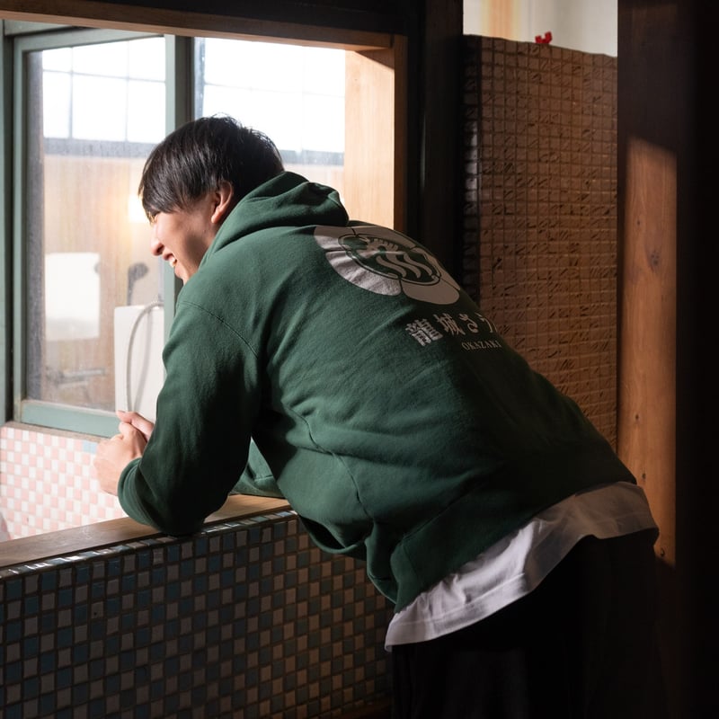 龍城さうなロゴパーカー【グリーン】 | 龍城さうなonline shop