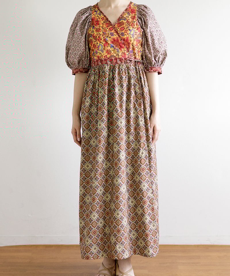 mai ando ボリューム袖のカシュクールワンピース　キット　ソレイアード fit=scale-down,w=1200