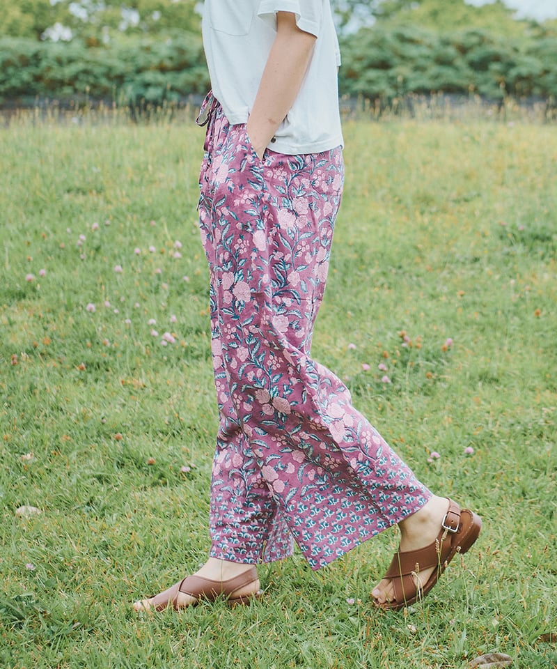 2柄のリラックスパンツ型紙 | maiando